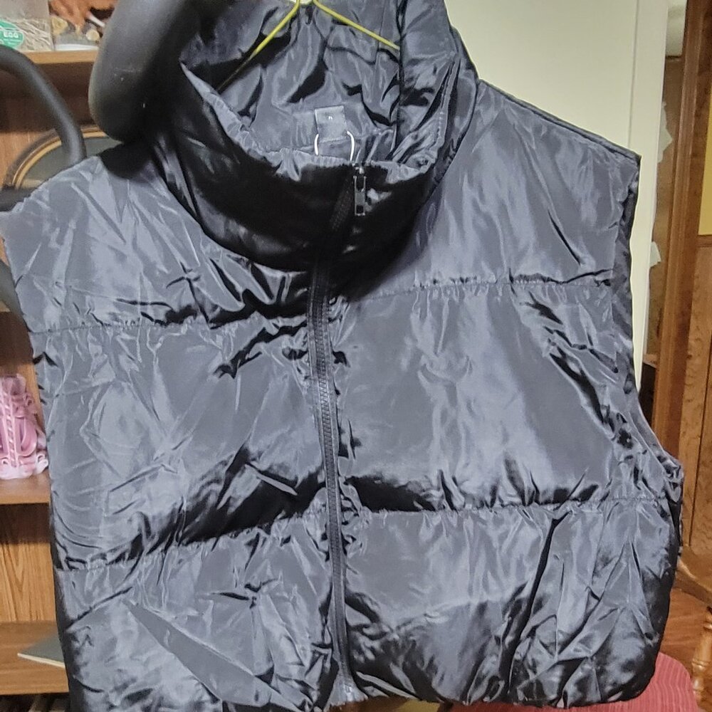 Black vest jacket
